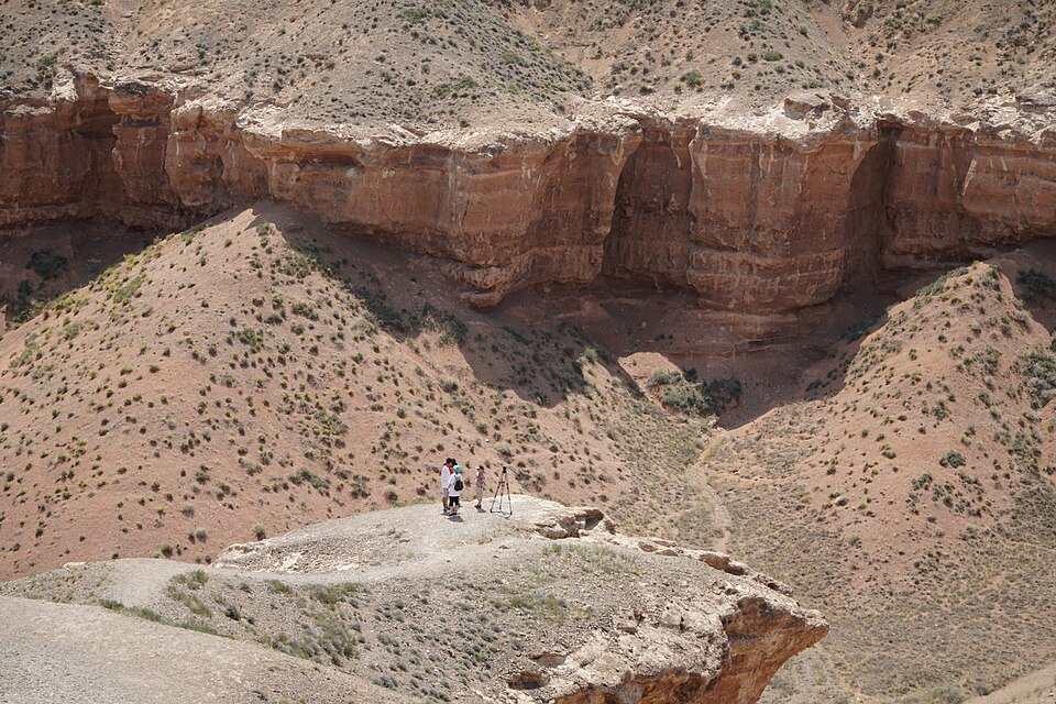 Charyn Canyon red rock landscape